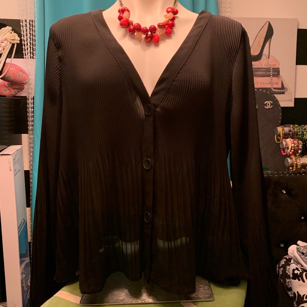 ZARA pleated shirt